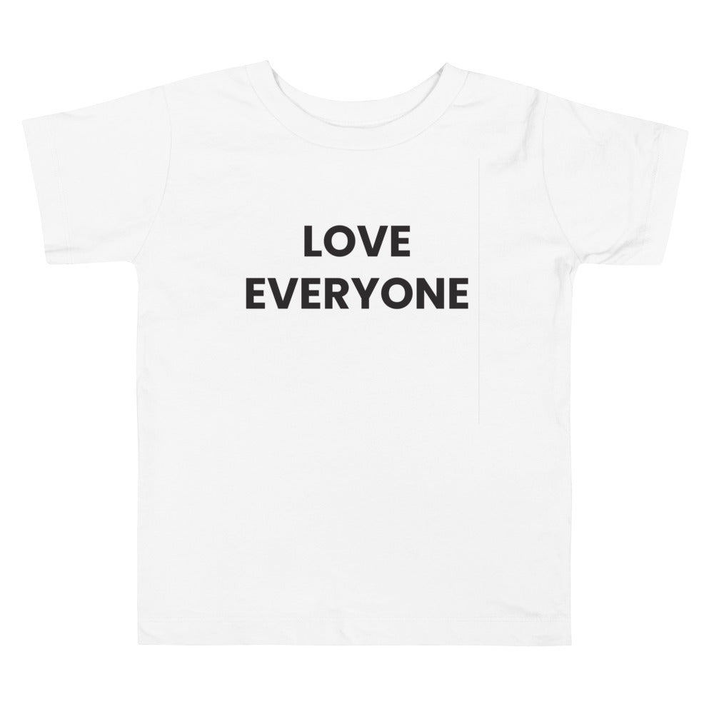 F&H Christian Love Everyone Toddler Short Sleeve Tee - Faith and Happiness Store