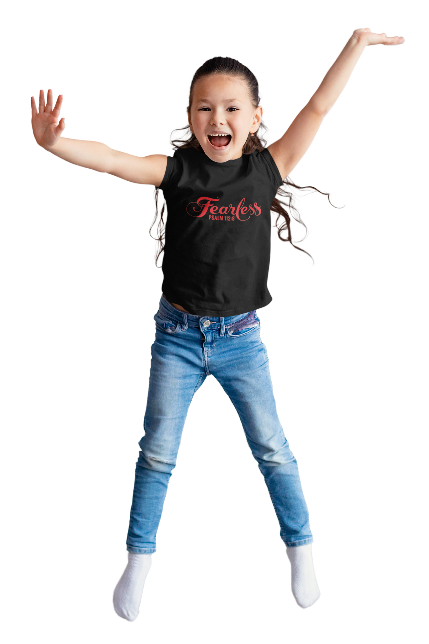 F&H Christian Fearless Girl's Short Sleeve T-Shirt - Faith and Happiness Store