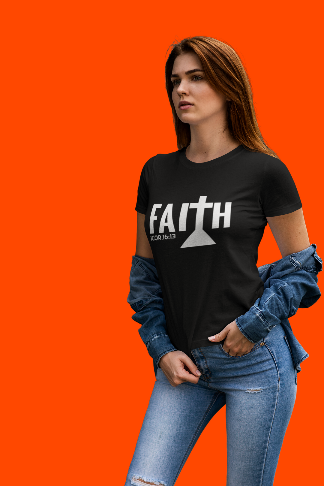 F&H Christian Faith in Jesus Women T-Shirts - Faith and Happiness Store