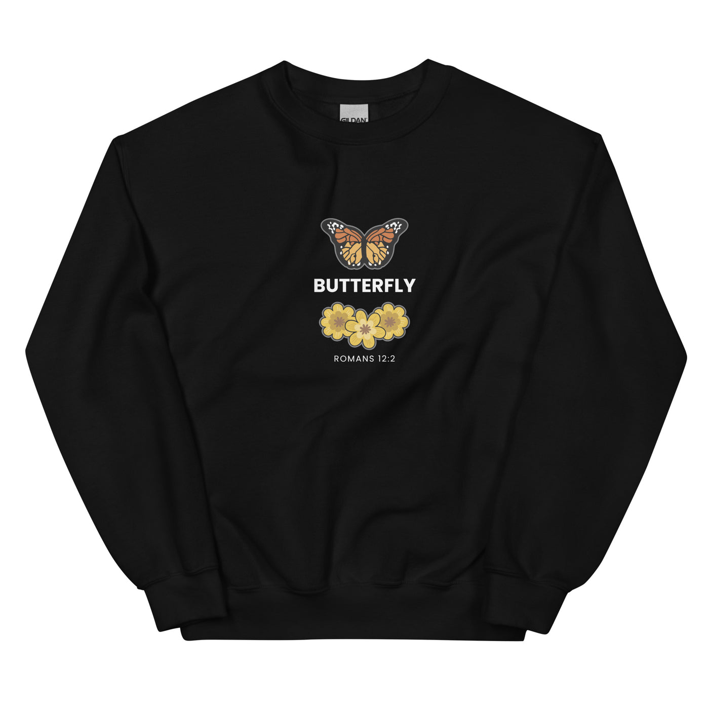 F&H Christian Butterfly Sweatshirt - Faith and Happiness Store