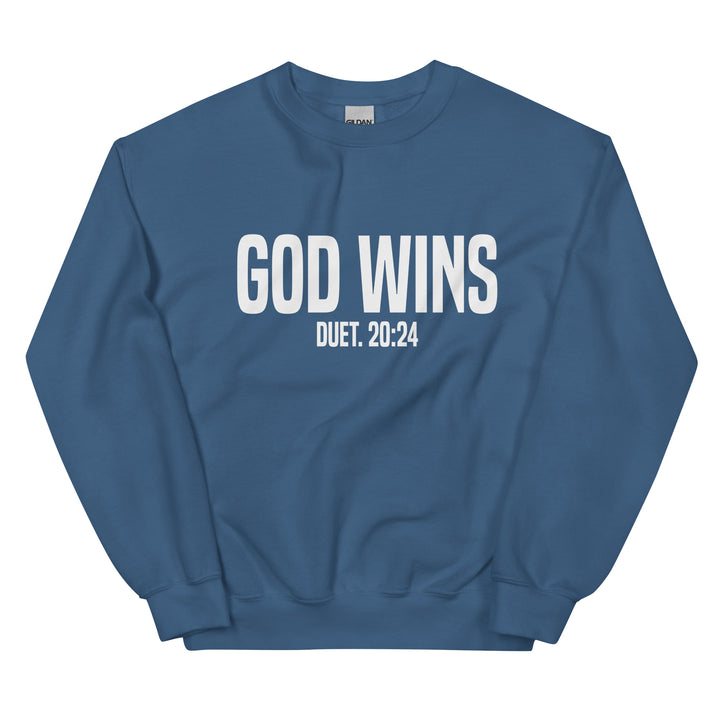 F&H Christian God Wins Mens Sweatshirt
