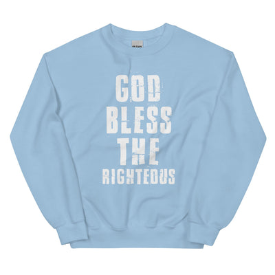 F&H Christian God Bless the Righteous Mens Sweatshirt