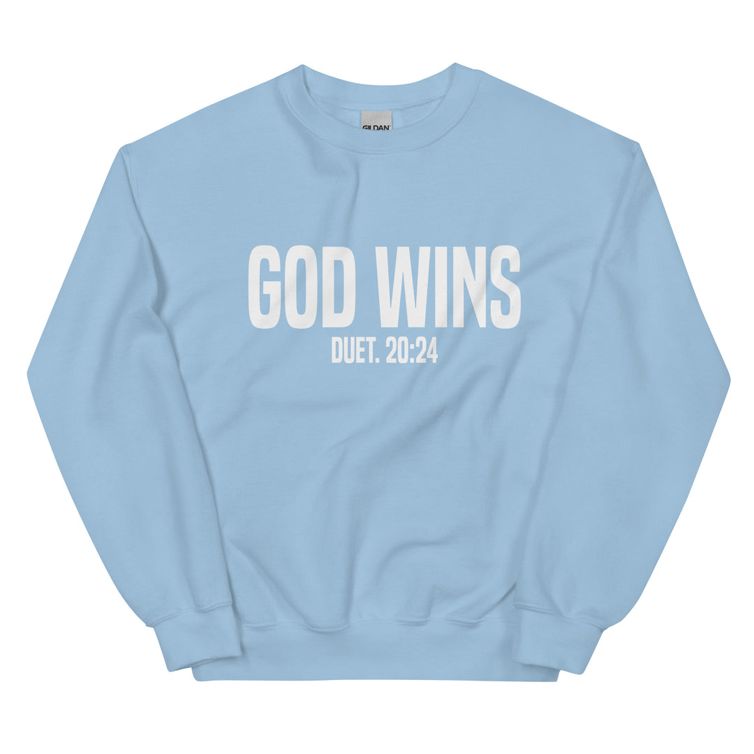 F&H Christian God Wins Mens Sweatshirt