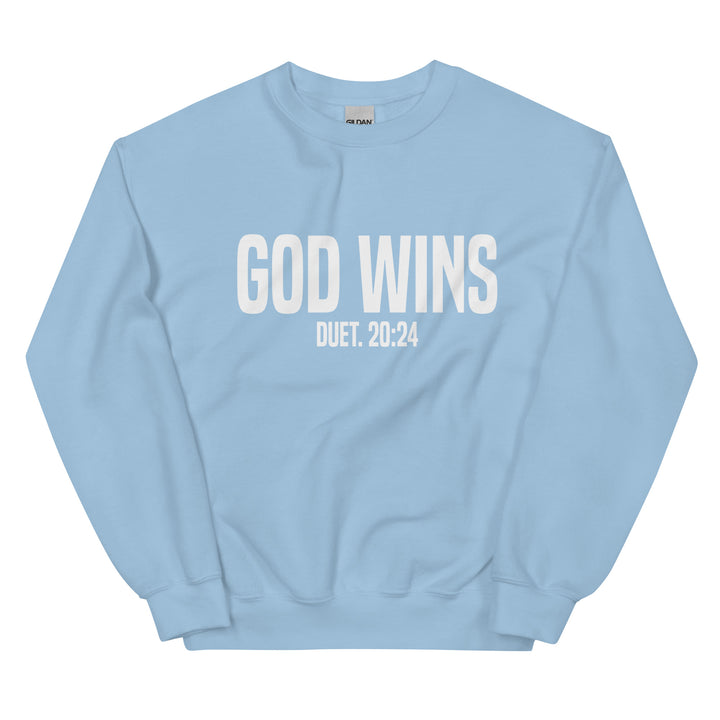 F&H Christian God Wins Mens Sweatshirt