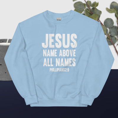 F&H Jesus Name Above All Names Mens Sweatshirt