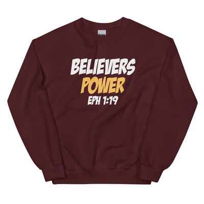 F&H Christian Believers Power Ephesians 1:19 Sweatshirt