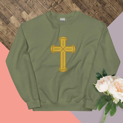 F&H Christian Cross Womens Sweatshirt