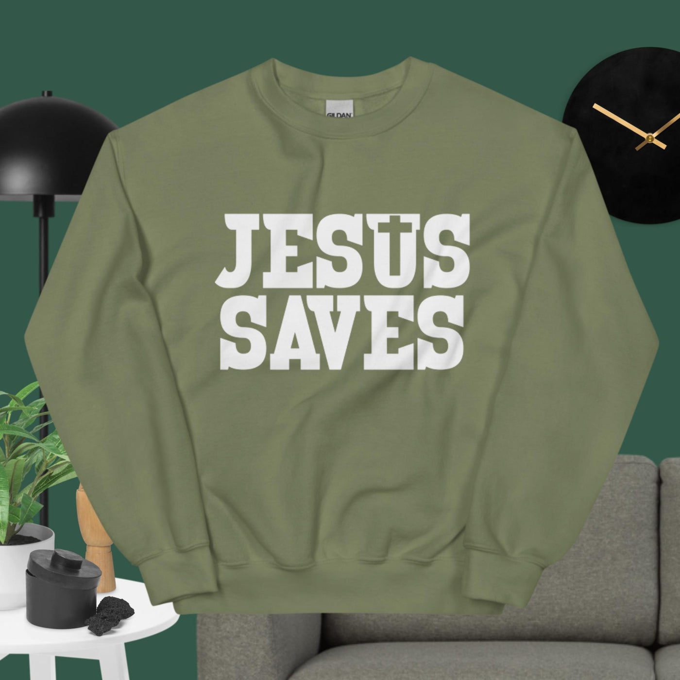 F&H Christian Jesus Saves Sweatshirt