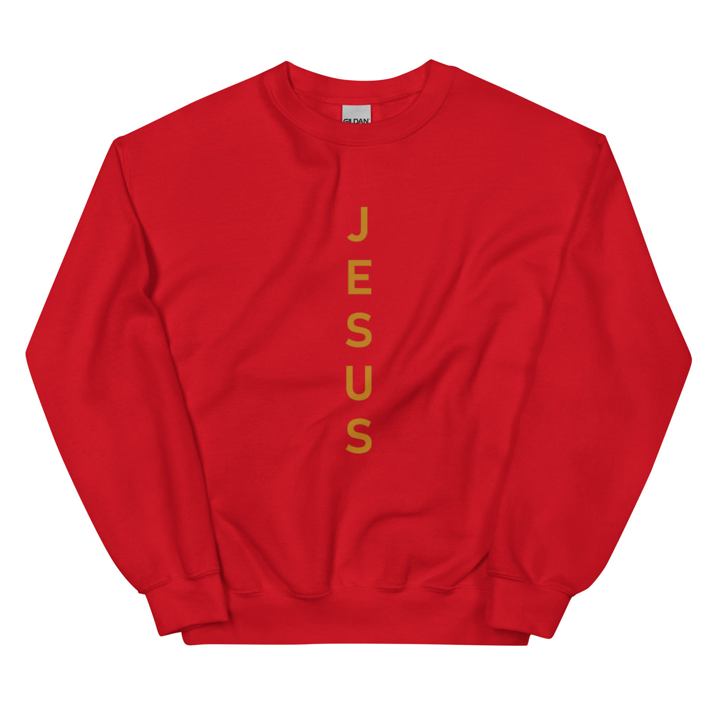 F&H Christian Jesus Vertical Men's Sweatshirt - Faith and Happiness Store