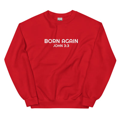 F&H Christian Born Again  Men's Sweatshirt - Faith and Happiness Store