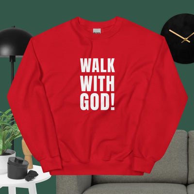 F&H Christian Walk With God Womens Sweatshirt