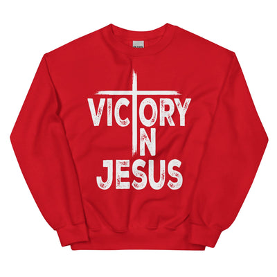 F&H Christian Victory In Jesus Mens Sweatshirt