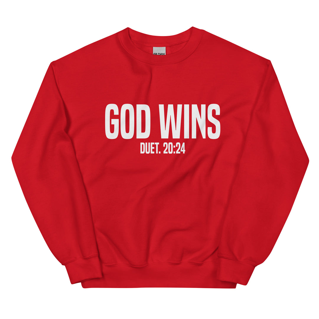 F&H Christian God Wins Mens Sweatshirt