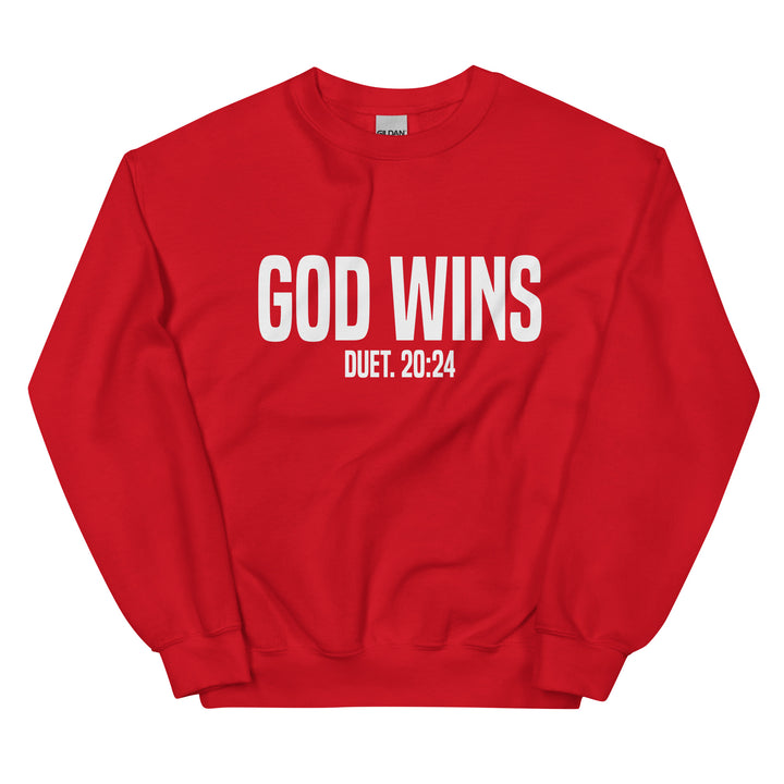 F&H Christian God Wins Mens Sweatshirt