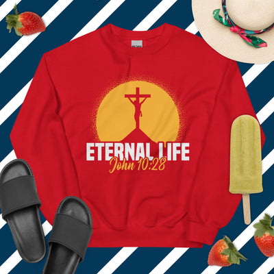 F&H Christian Eternal Life Womens Sweatshirt