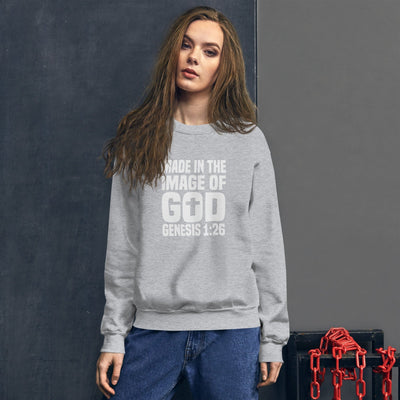 F&H Christian Made In The Image of God  Womens Sweatshirt