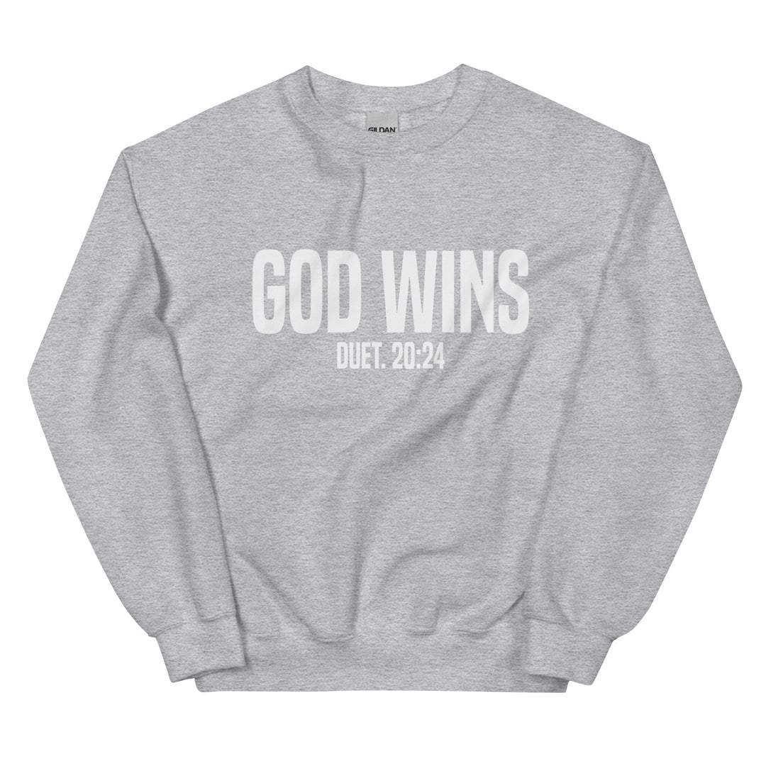 F&H Christian God Wins Mens Sweatshirt