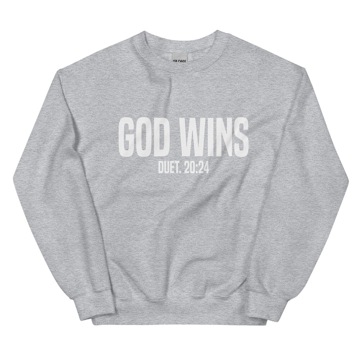 F&H Christian God Wins Mens Sweatshirt
