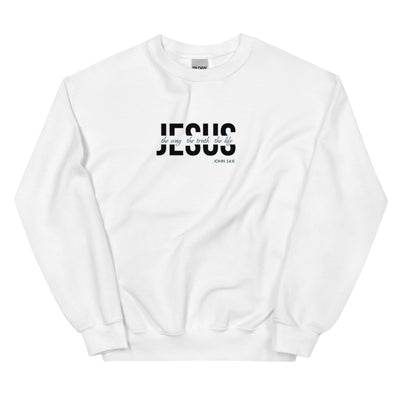 F&H Christian Jesus the Way the Truth and Light Women's Sweatshirt - Faith and Happiness Store