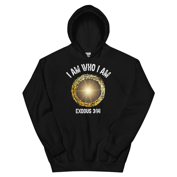 F&H Christian I am Who I am Mens Hoodie