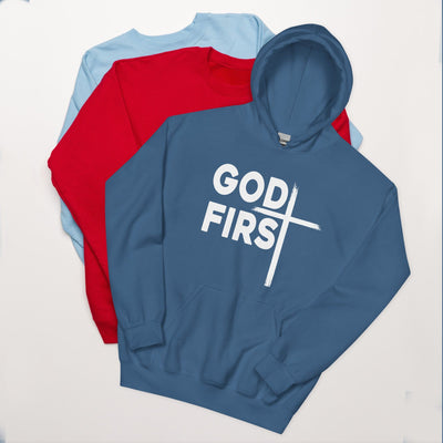 F&H Christian God First Unisex Hoodie