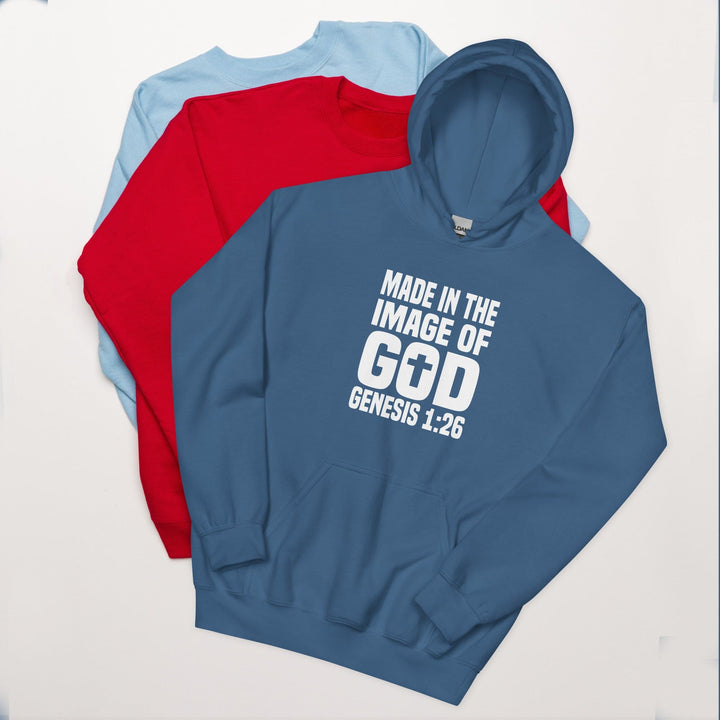 F&H Christian Made In the image of God Mens Hoodie