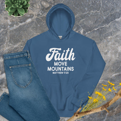 F&H Christian Faith Move Mountains Womens Hoodie