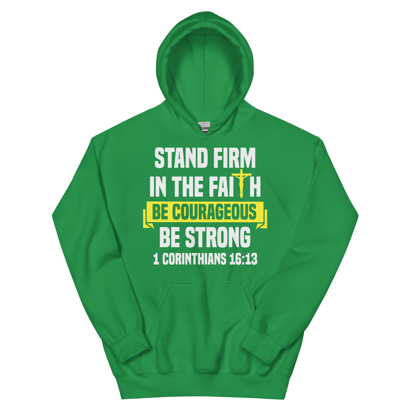 F&H Christian Stand Firm In The Faith Mens Hoodie