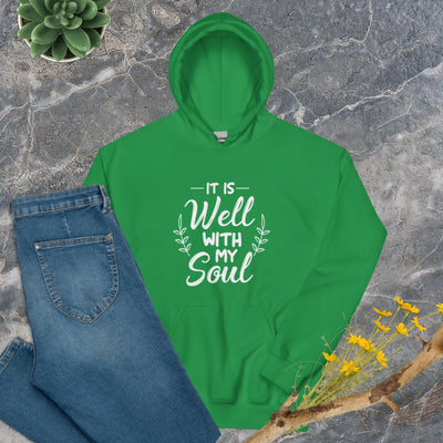 F&H Christian It Is Well With My Soul  Womens Hoodie