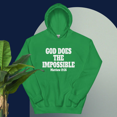 F&H Christian God Does The Impossible Unisex Hoodie