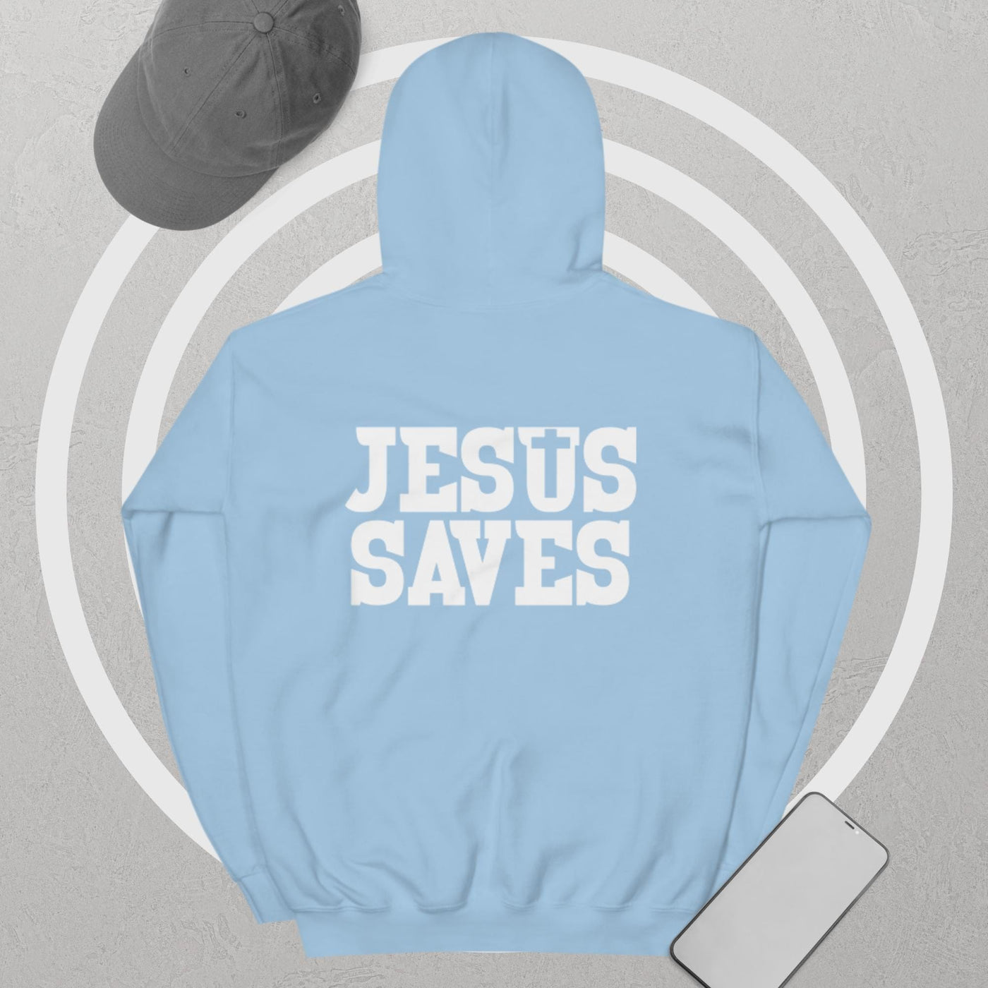 Christian Jesus Saves Two Sided Womens Hoodie