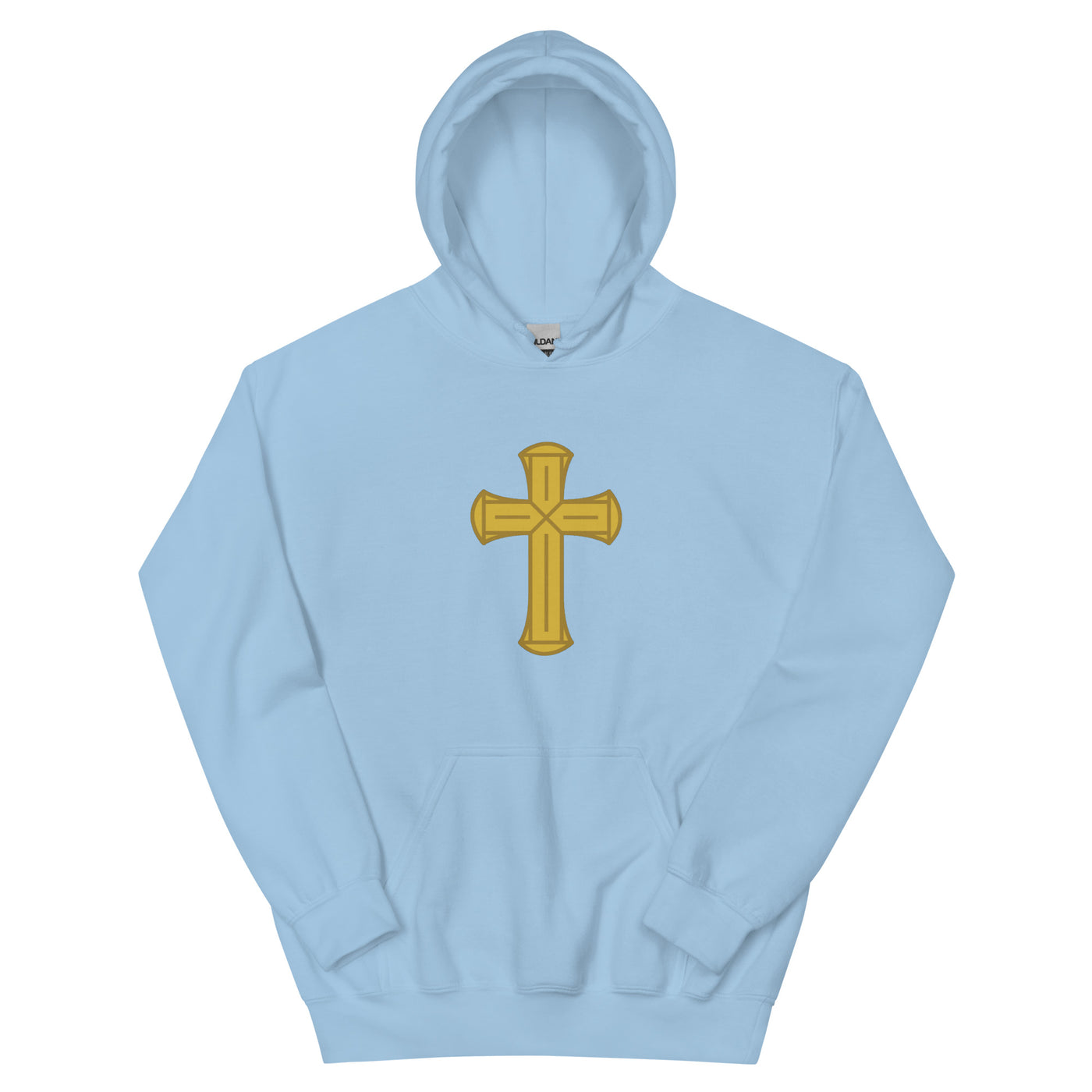 F&H Christian Gold Cross Women's Hoodie - Faith and Happiness Store