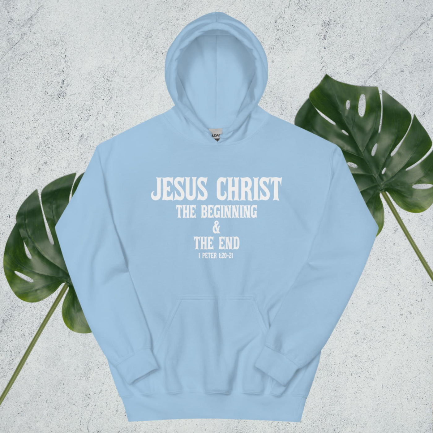 F&H Christian Jesus Christ The Beginning and The End Unisex Hoodie