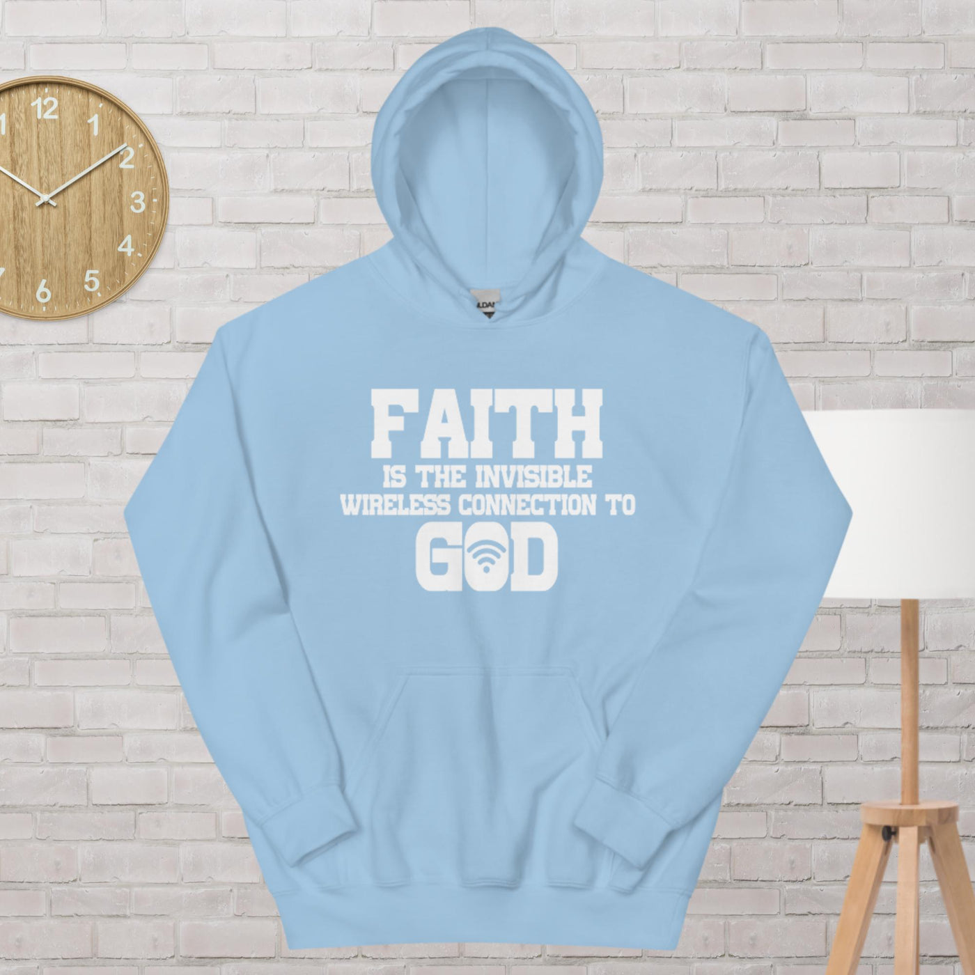F&H Christian Faith is the Invisible Wireless Connection To God Unisex Hoodie