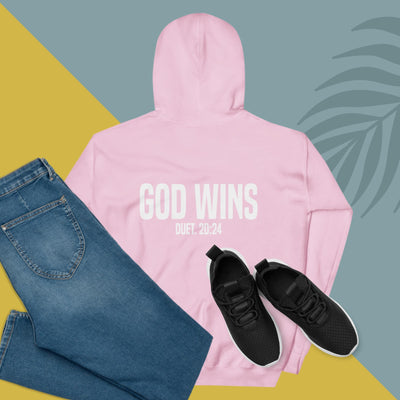 F&H Christian God Wins Two Sided Womens Hoodie