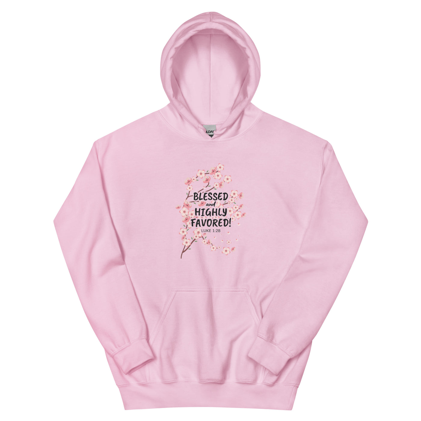 F&H Christian Blessed and Highly Favored Women's Hoodie - Faith and Happiness Store