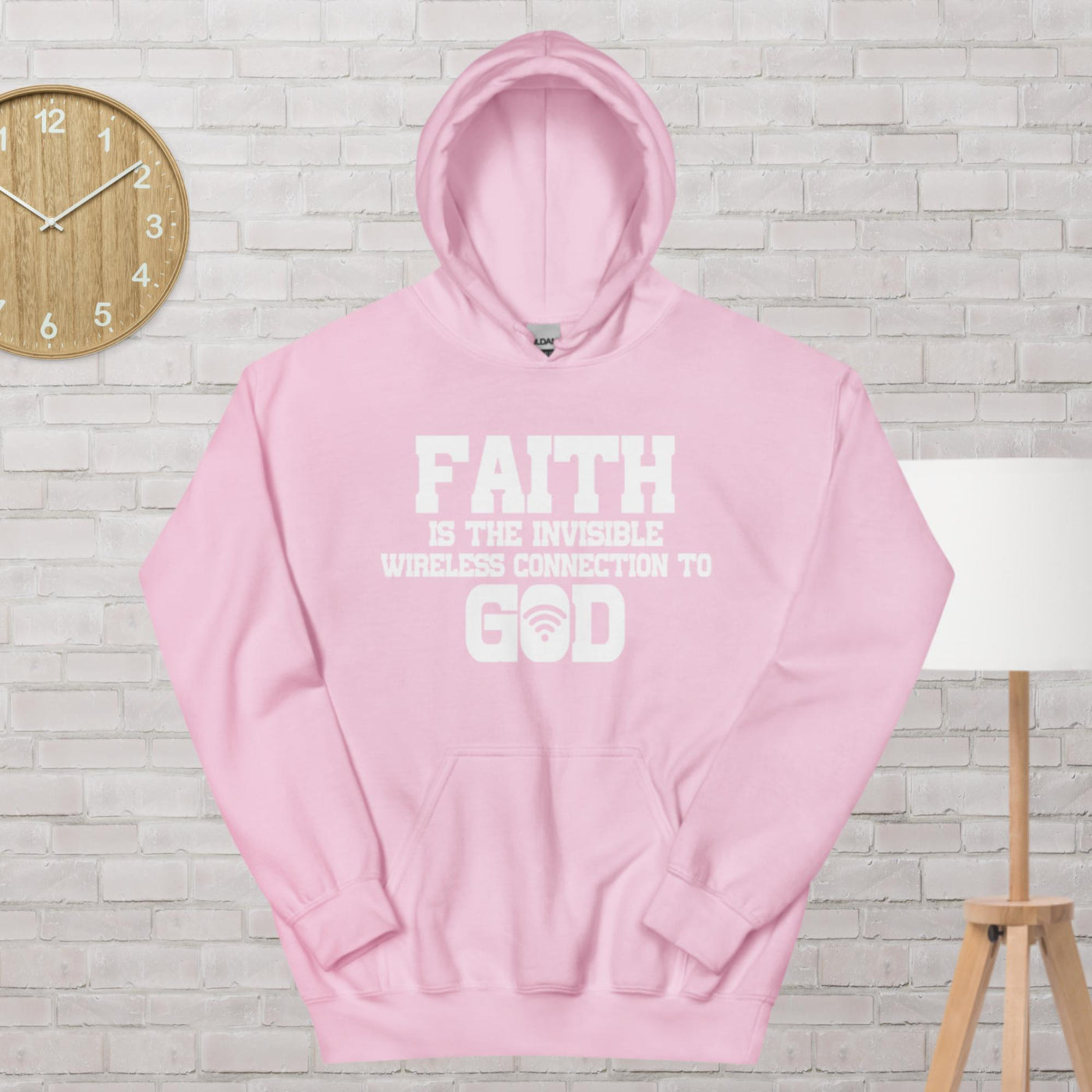 F&H Christian Faith is the Invisible Wireless Connection To God Unisex Hoodie