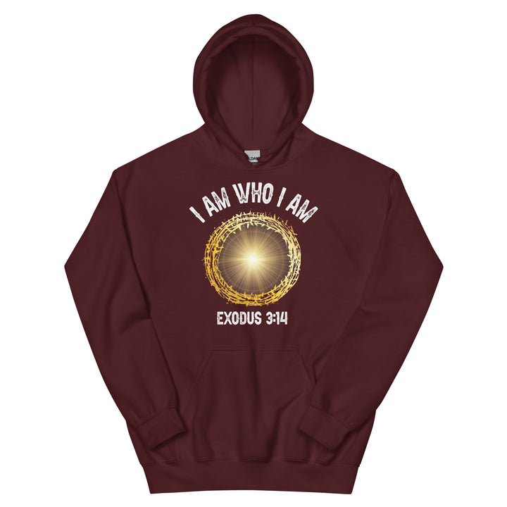 F&H Christian I am Who I am Mens Hoodie