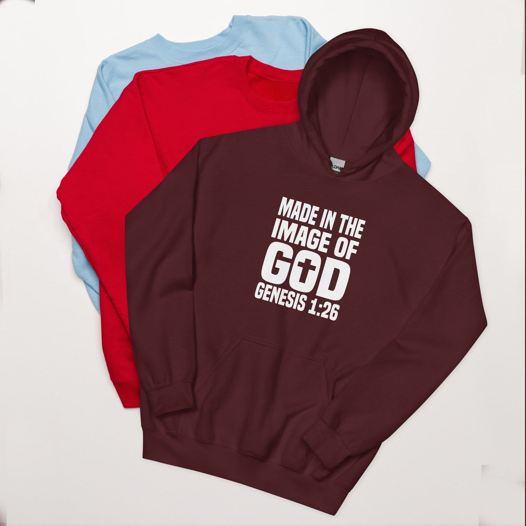 F&H Christian Made In the image of God Mens Hoodie