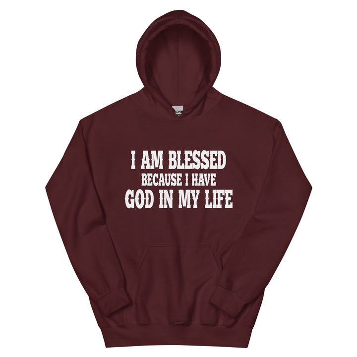 F&H Christian I Am Blessed Because I Have God in My Life Hoodie