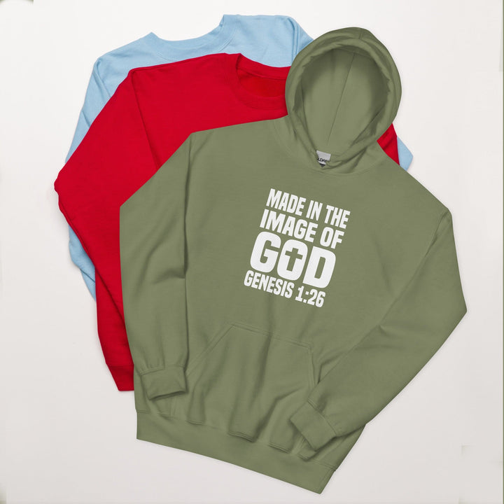 F&H Christian Made In the image of God Mens Hoodie