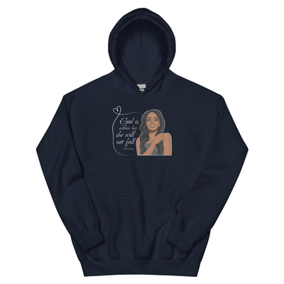 F&H Christian God is Within Her Women's Hoodie - Faith and Happiness Store