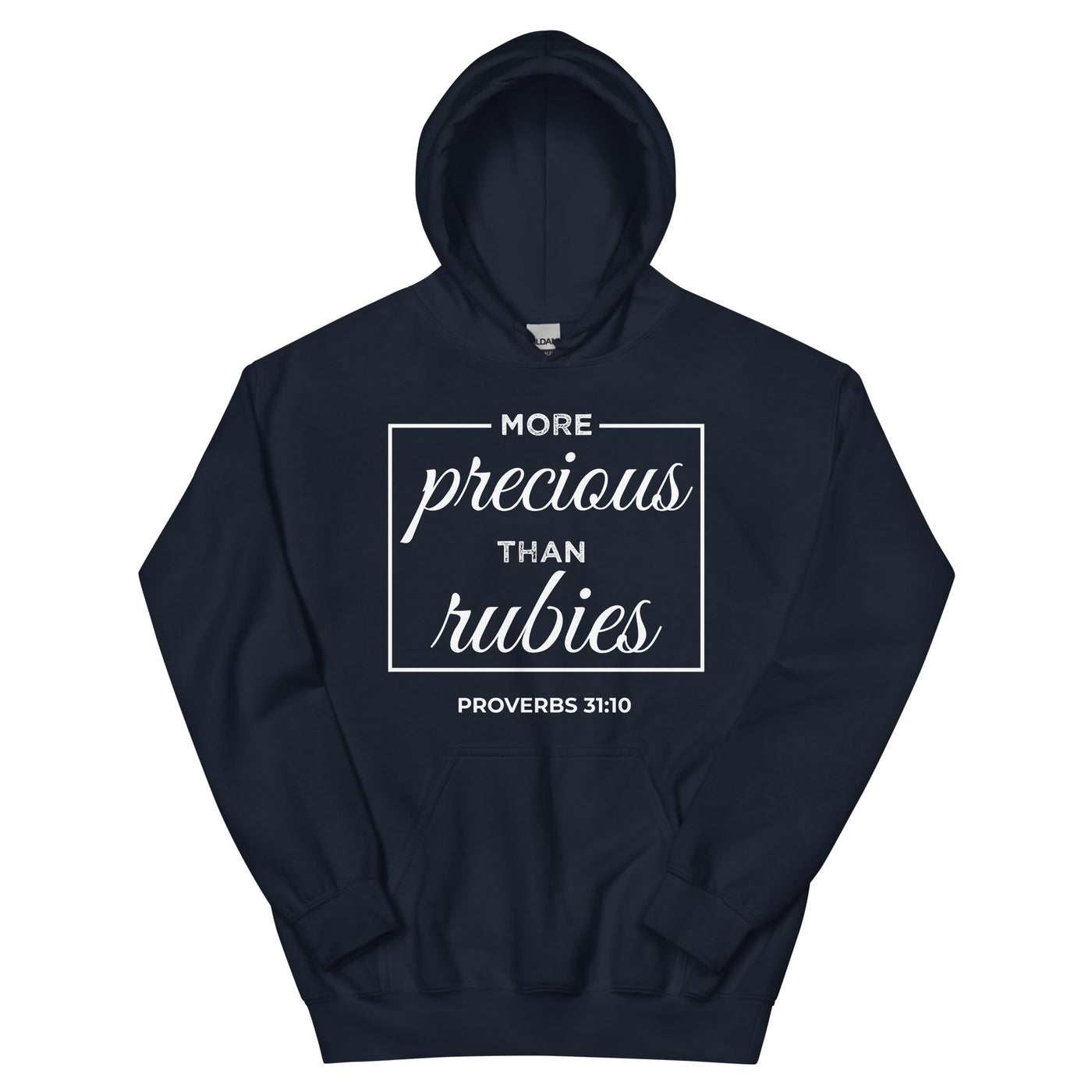 F&H Christian More Precious Than Rubies Women's Hoodie - Faith and Happiness Store