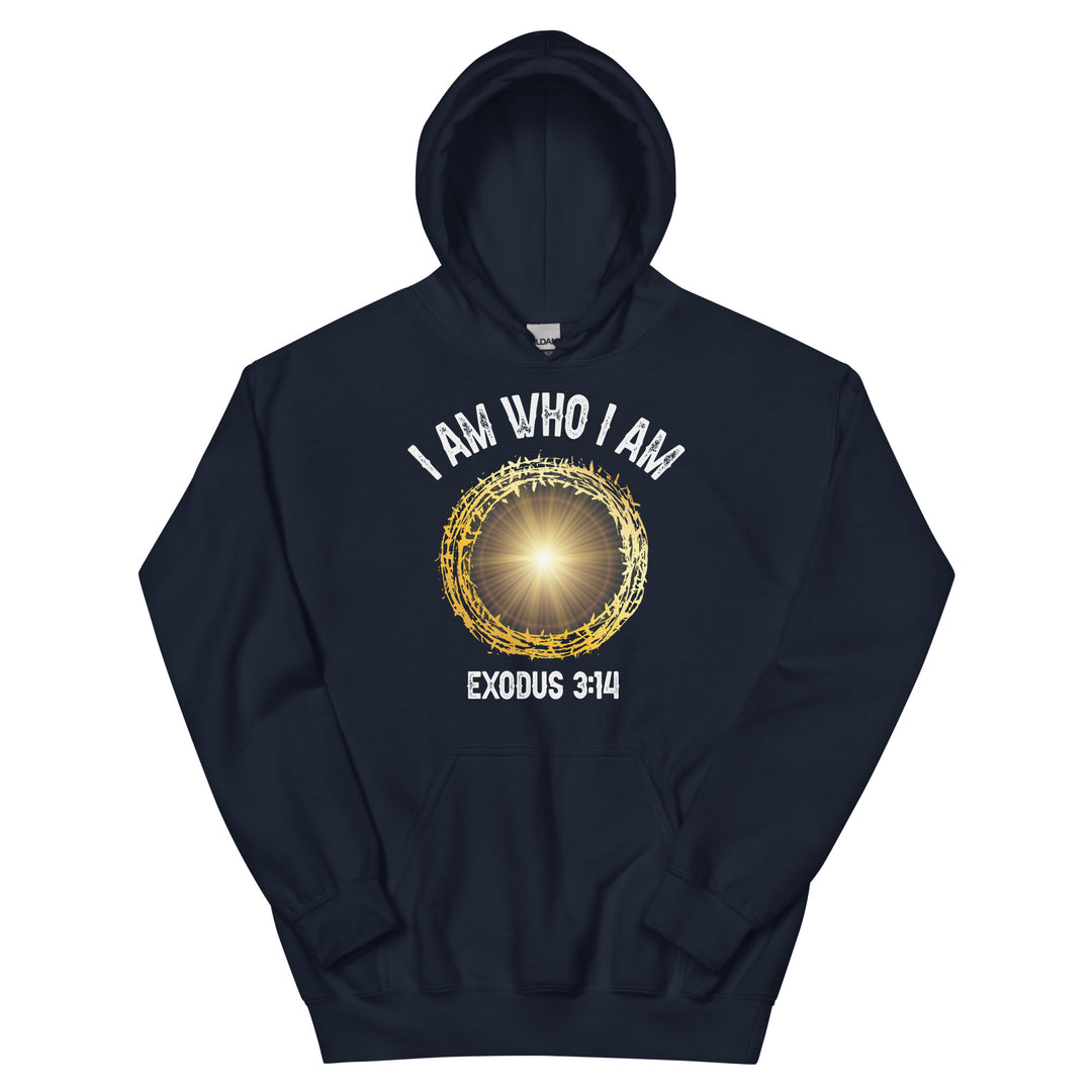 F&H Christian I am Who I am Mens Hoodie