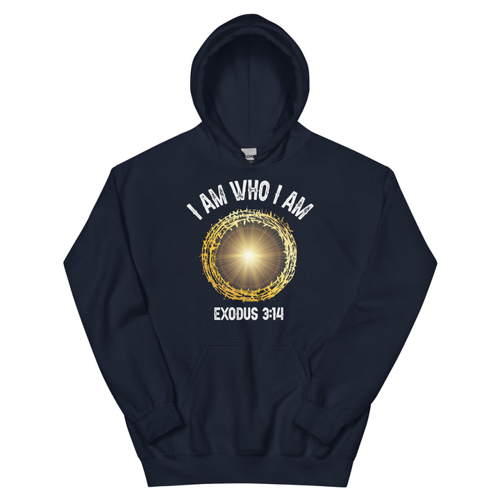 F&H Christian I am Who I am Mens Hoodie