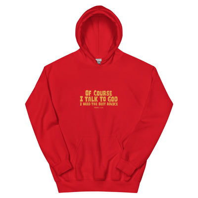 F&H Christian Of Course I Talk to God Women's Hoodie - Faith and Happiness Store