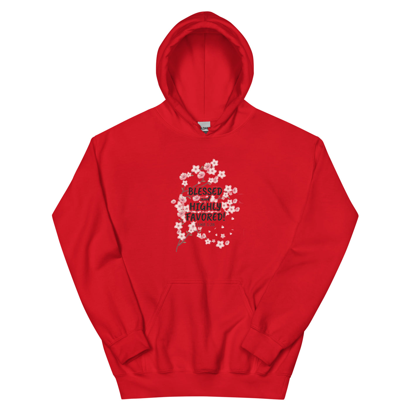 F&H Christian Blessed and Highly Favored Women's Hoodie - Faith and Happiness Store