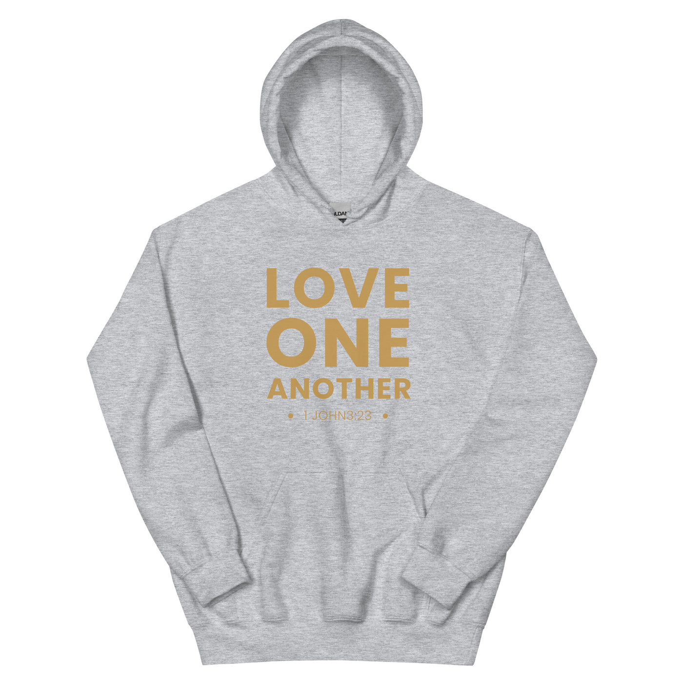 F&H Christian Love One Another Men's Hoodie - Faith and Happiness Store
