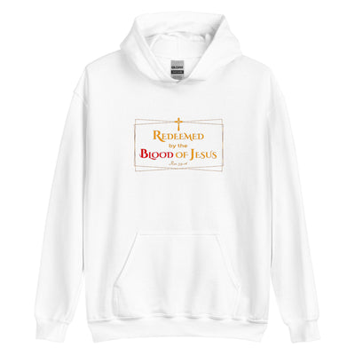 F&H Christian Redeemed By The Blood of Jesus Women's Hoodie - Faith and Happiness Store