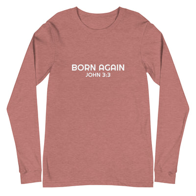 F&H Christian Born Again Women's Longsleeve T-Shirt - Faith and Happiness Store
